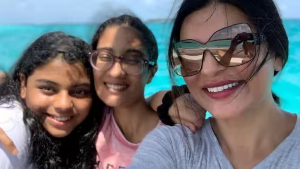 Taali Fame Sushmita Sen says there is no imbalance in her daughters life because of absence of a father