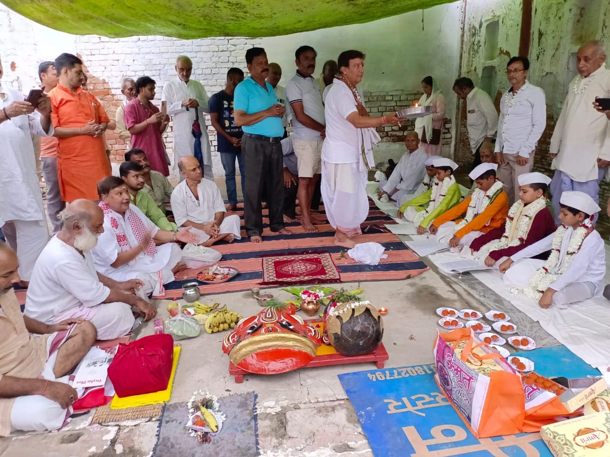 World famous Ramnagar ki Ramlila started with Prathamesh Pujan in varanasi