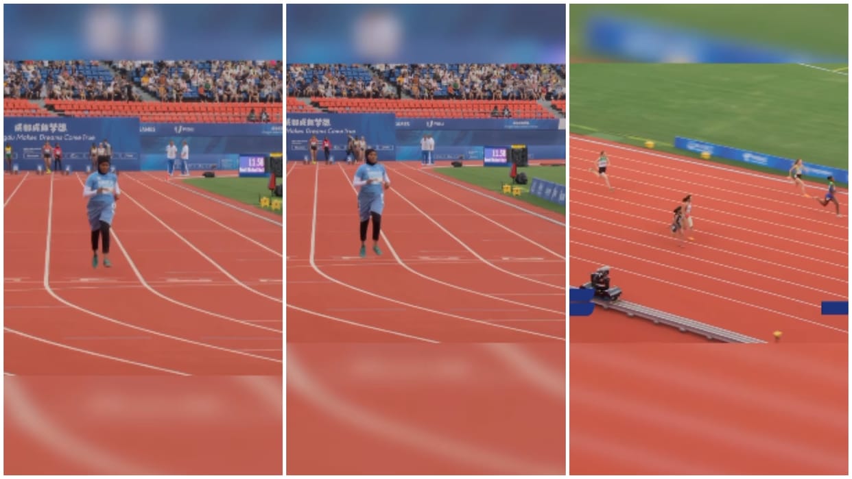 World University Games: Somalian athlete Nasra Abubakar Ali took 21 seconds for 100 m sprint, sports minister