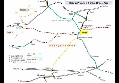 DPR ready for Indore-Manmad rail project, 268 kilometer long line will be laid