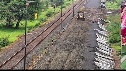 Work on doubling of Ujjain-Dewas railway line started in Mangalia, work will be completed in six months