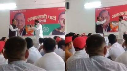 SP District President and former MLA hot talk over ticket distribution