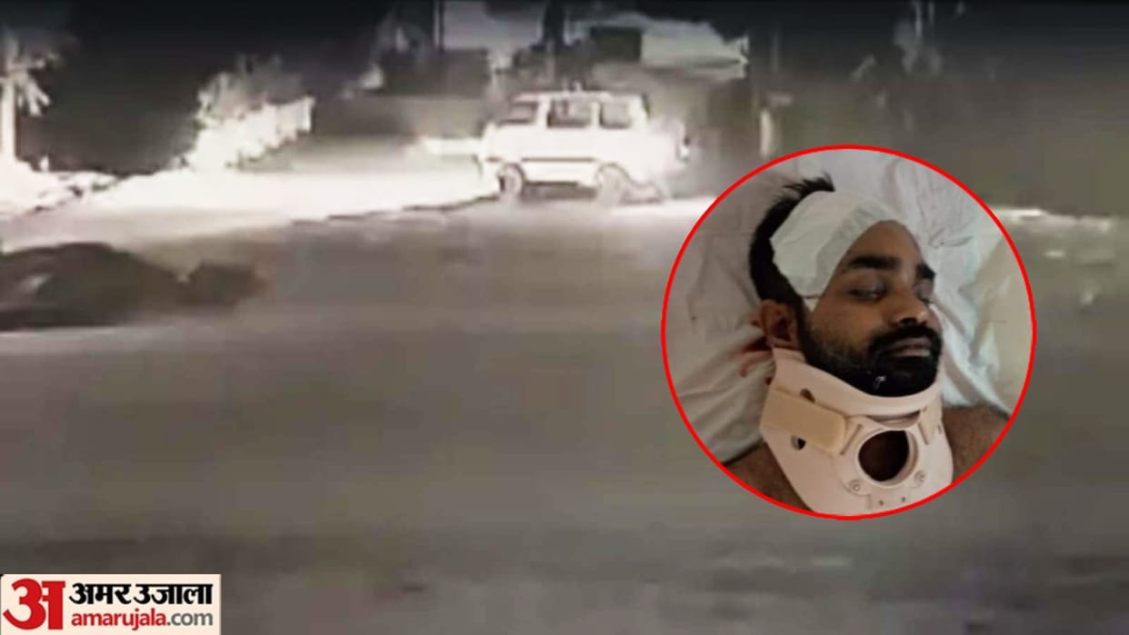 CCTV of Bajrang Dal leader Pradeep Sharma murder suspect thrown him from ambulance
