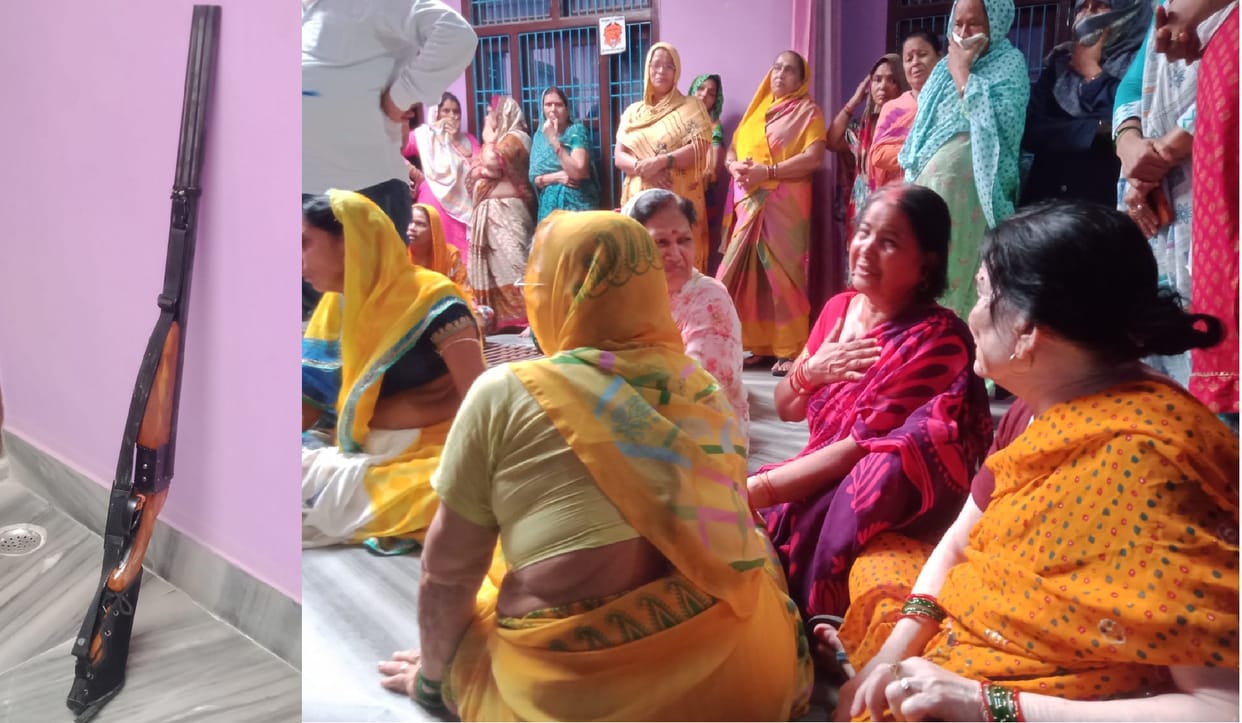 Majors brother committed suicide by shooting himself with a double barreled gun in Farrukhabad