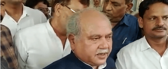 MP News Narendra Singh Tomar said Supreme Court did not comment on Rahul Gandhis Punishment just Stayed