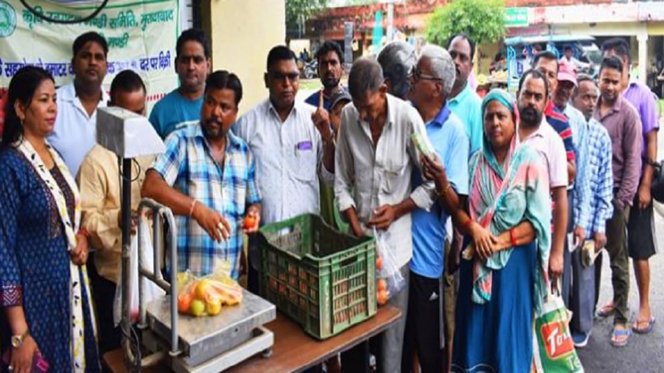 60 kg tomato sold in Moradabad in 30 minutes, buyers queued up