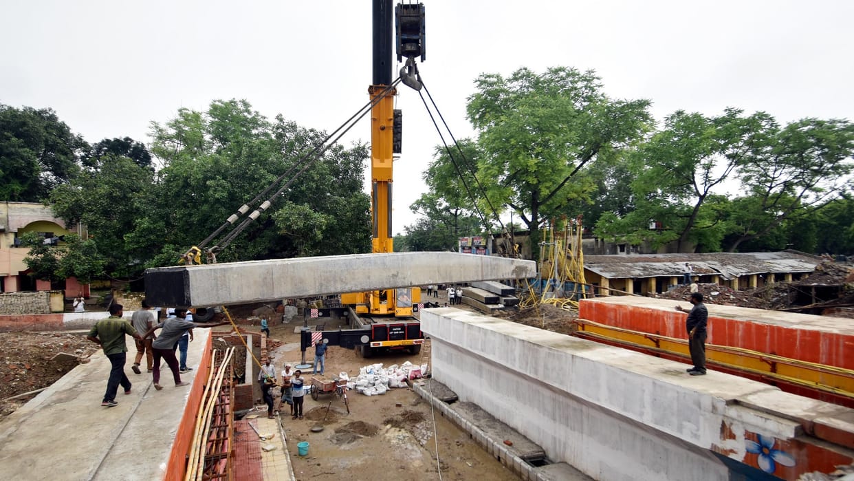 12 out of 21 spans on Niranjan bridge, work will be completed today