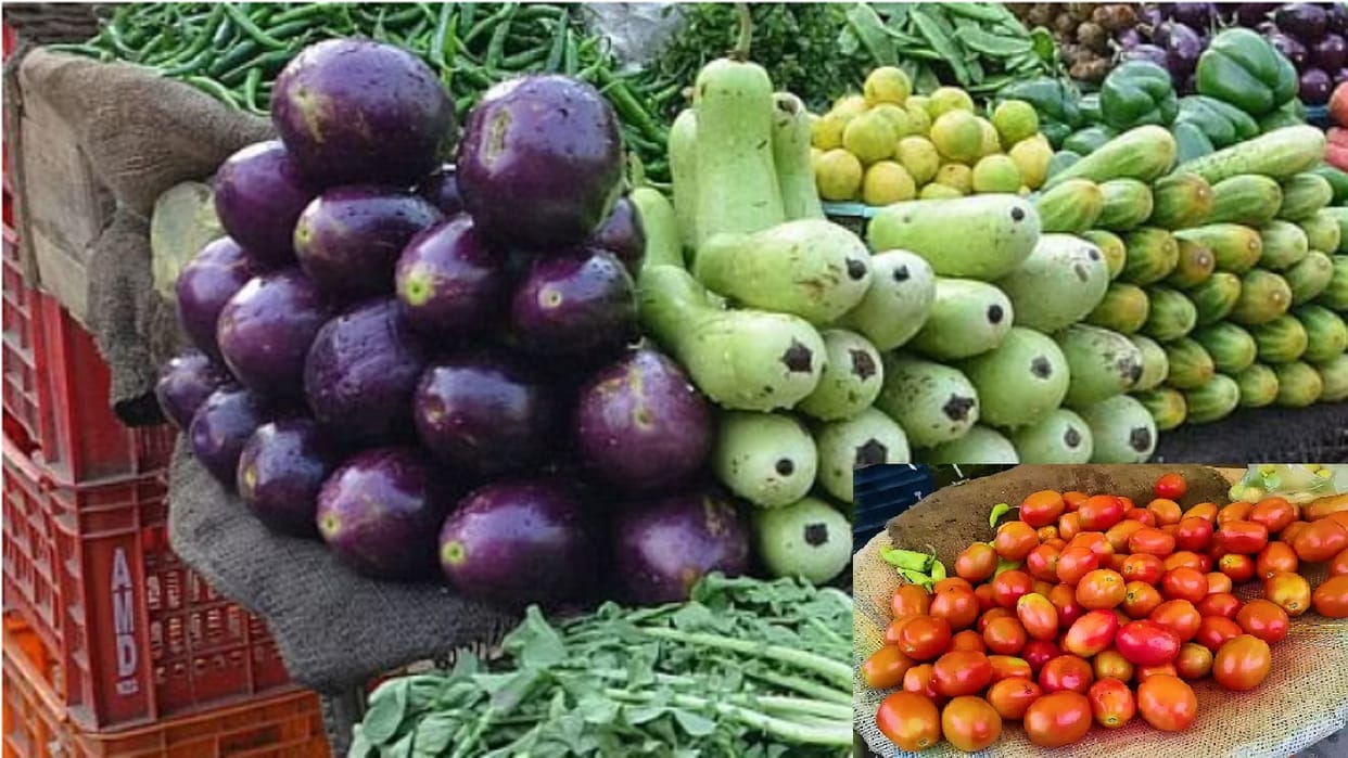 Meerut: Vegetables Prices have come down when weather is clear, tomato was sold at 80 a kg in Mandi