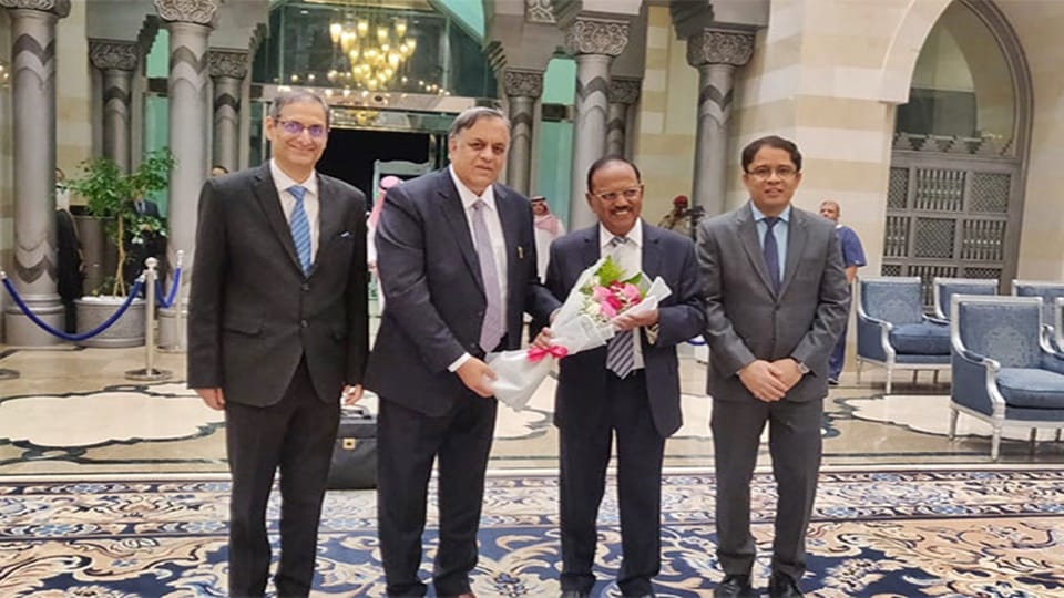 NSA Ajit Doval in Jeddah for Saudi Arabia hosted Ukraine peace talks