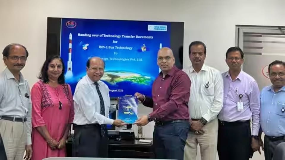 ISRO transfers satellite bus technology to private firm