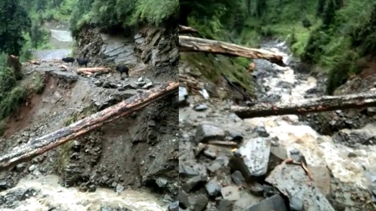 Himachal Weather Update Cloudburst in Khaner Nullak Kullu Himachal Pradesh