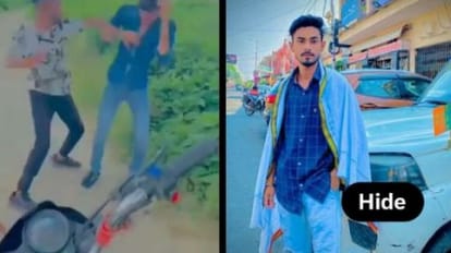 young man beat minor boy with belt in bareilly