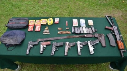 Security forces foiled a major conspiracy recovered a large quantity of weapons