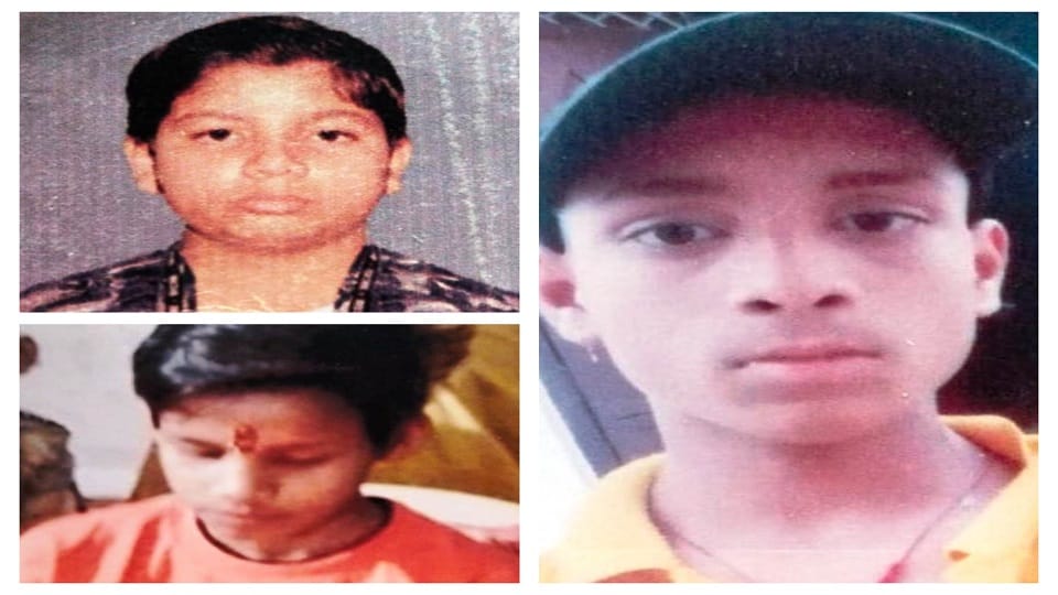 Four students of same school went missing together family members upset police in search