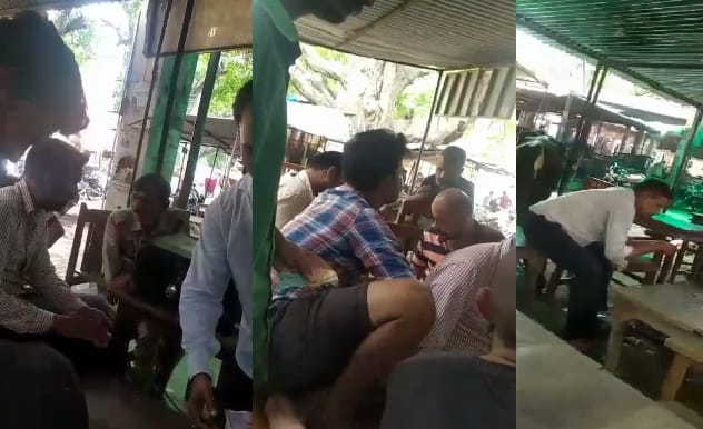 Video of gambling in the collectorate went viral, there was a stir in the department, Kotwal said  no informa