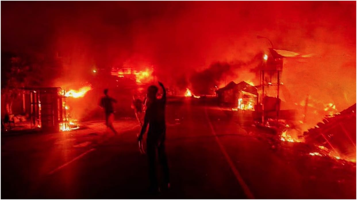 Manipur reports fresh violence, houses torched, one person shot