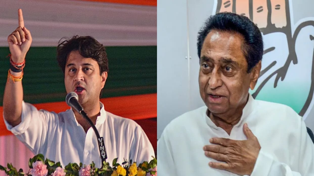 MP Politics: Scindia target on Kamal Nath, said- When the election comes people get involved in getting story
