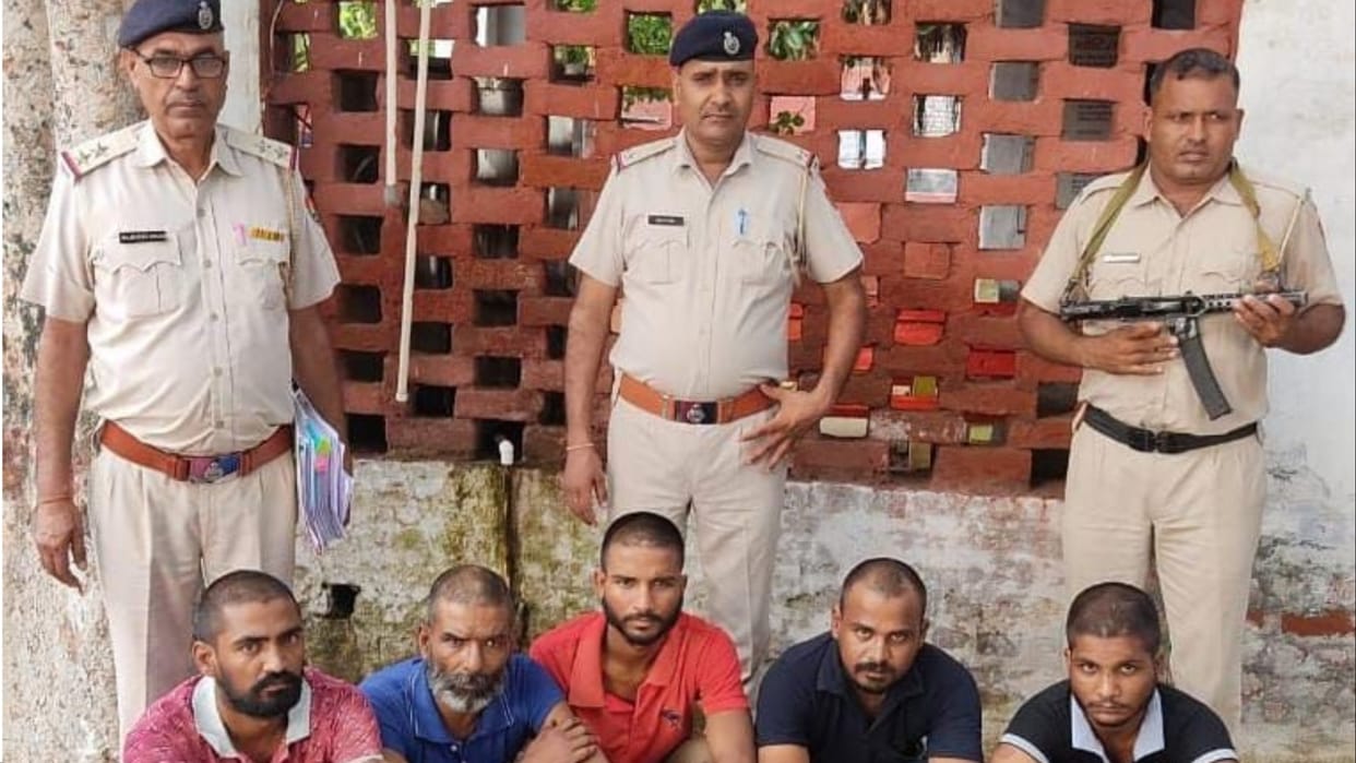 Bhiwani: Five henchmen of inter-state gang involved in theft arrested