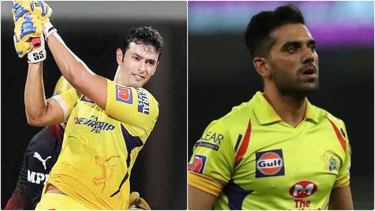 Shivam Dube did not include Deepak chahar in CSK all time playing 11 chahar asked for 1 over match Watch video