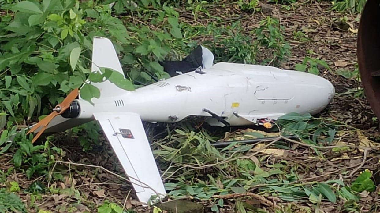 Drone flown from Rishikesh AIIMS with medicine did not reach stuck on a tree in industrial area Kotdwar