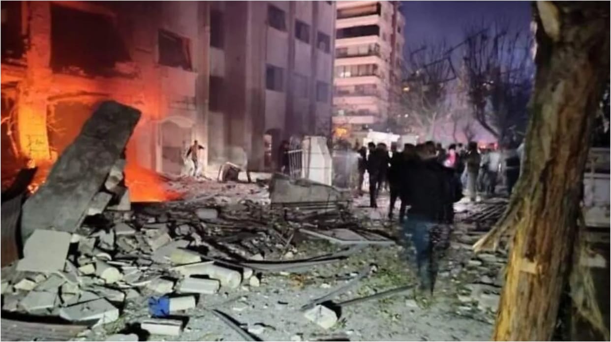 Israel strikes targets in Damascus, four Syrian soldiers feared dead