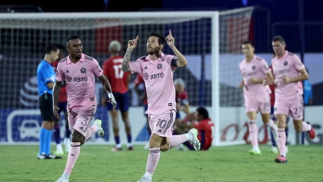 Inter Miami beat FC Dallas to reach Leagues Cup quarterfinals Lionel Messi scored two goals video watch