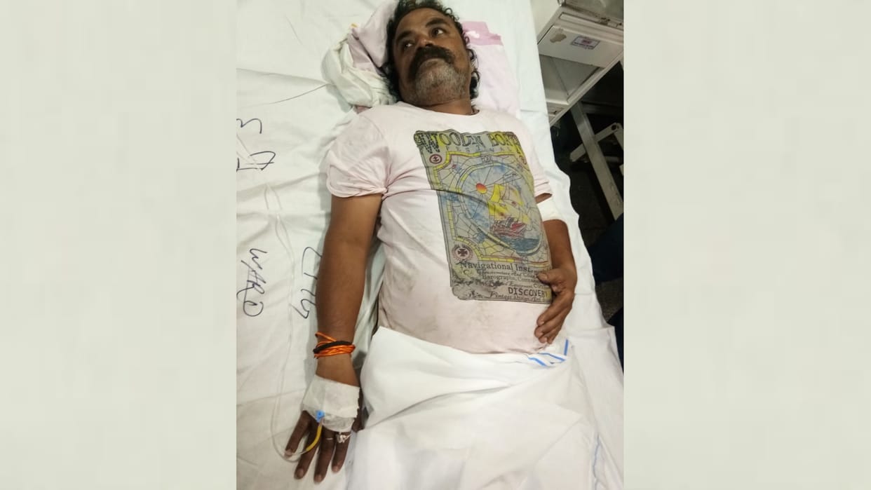 Scuffle in K D Singh Babu Stadium in Lucknow.
