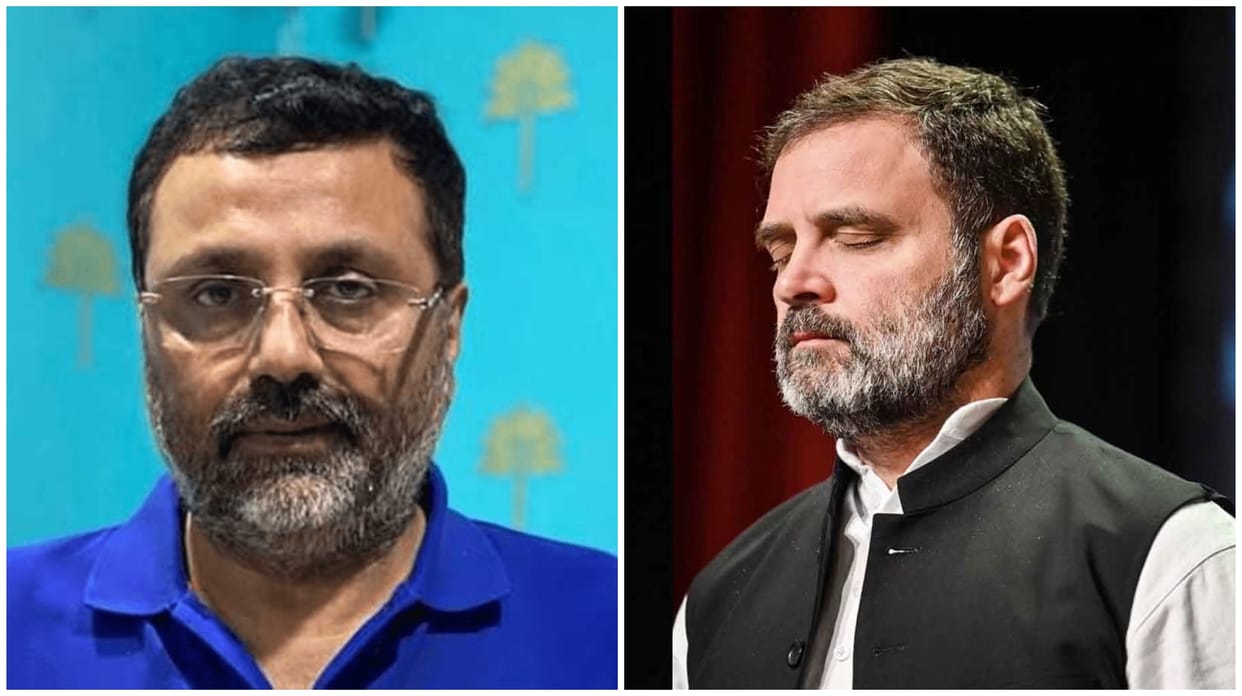Nishikant Dubey's sarcasm on Rahul Gandhi's return to Parliament