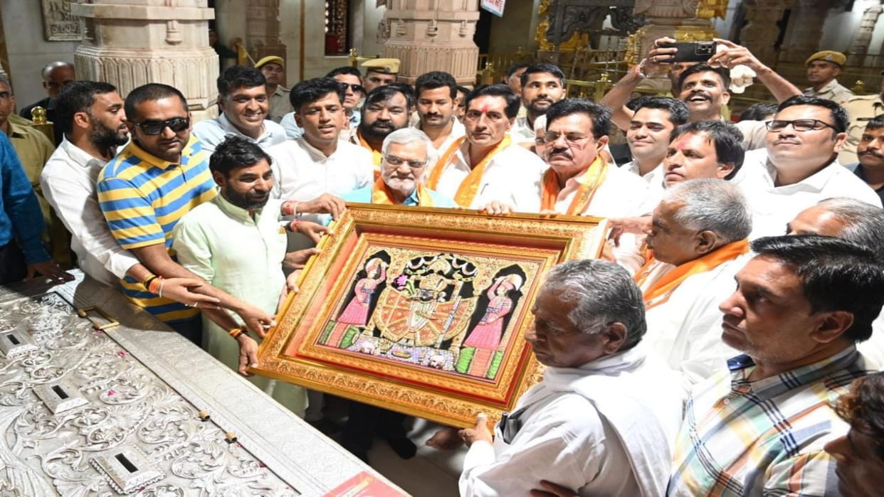 CP Joshi participated in Sarva Samaj Sanatan Chaturmas program in Chittorgarh Narbadiya