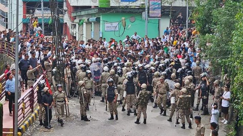 Rally in Sikkim, Namchi turns violent, Section 144 CrPC imposed in town