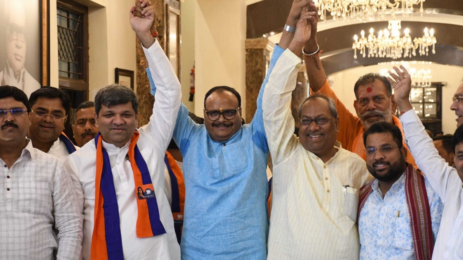 Pics of first day of UP Vidhan mandal session of Uttar Pradesh.