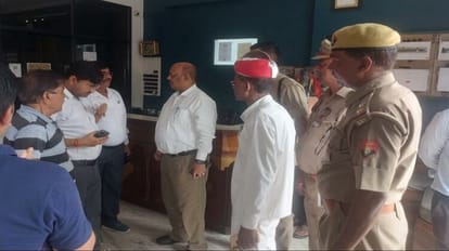 marketing inspector locked in hotel room in pilibhit