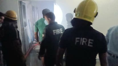 दवा फैक्टरी में लगी आग