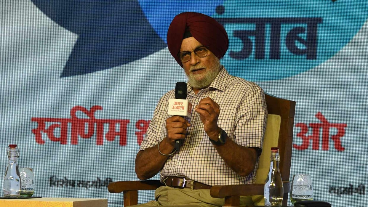 Retired Lt Gen HS Panag reached in Amar Ujala Samvad 2023