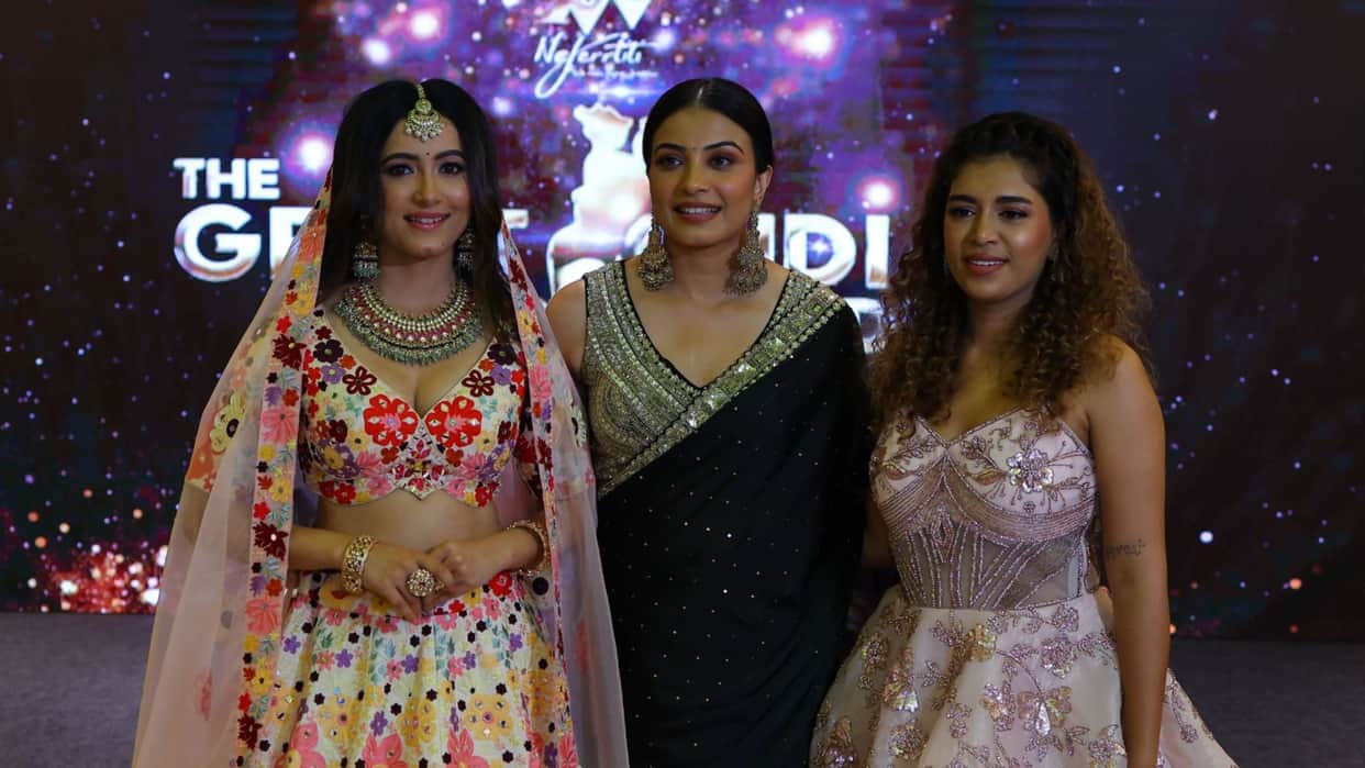 South Indian Actress Advithi Shetty & Kavya Shetty launches Indias first The Great Indian Wedding Race
