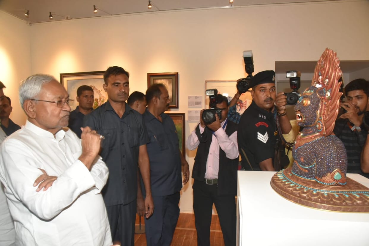 Why Bihar CM Nitish Kumar age in news : In Bihar Museum, Nitish told about end of earth due to technology