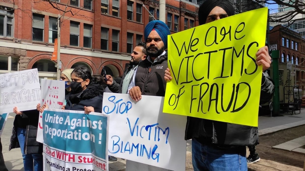 Canada Northern College cancelled three thousands Indian students admission