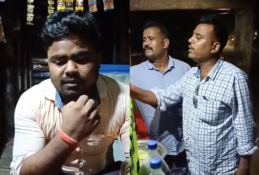Video of showing pistol to paan seller goes viral