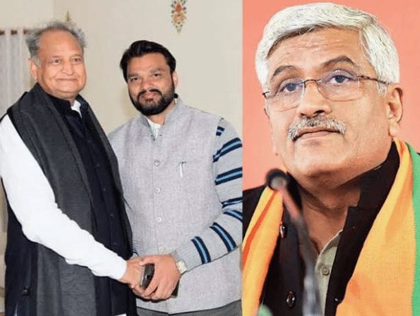 Rajasthan Political hit back of CM OSD Lokesh Sharma on Gajendra Singh Shekhawat