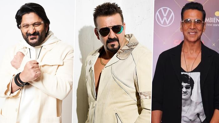 sanjay dutt ,arshad warsi,akshay kumar