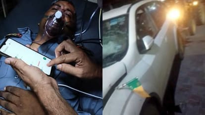 over speed car hit four people in bareilly