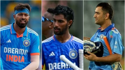 IND vs WI: भारत की जीत के बावजूद ट्रोल हुए हार्दिक पांड्या, तिलक को नहीं बनाने दिया अर्धशतक; फिर याद आए धोनी IND vs WI: Hardik Pandya trolled despite India's win in 3rd T20I for Tilak Varma fifty; Dhoni-Kohli remembered