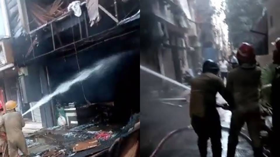 Fire broke out in Mayapuri's factory