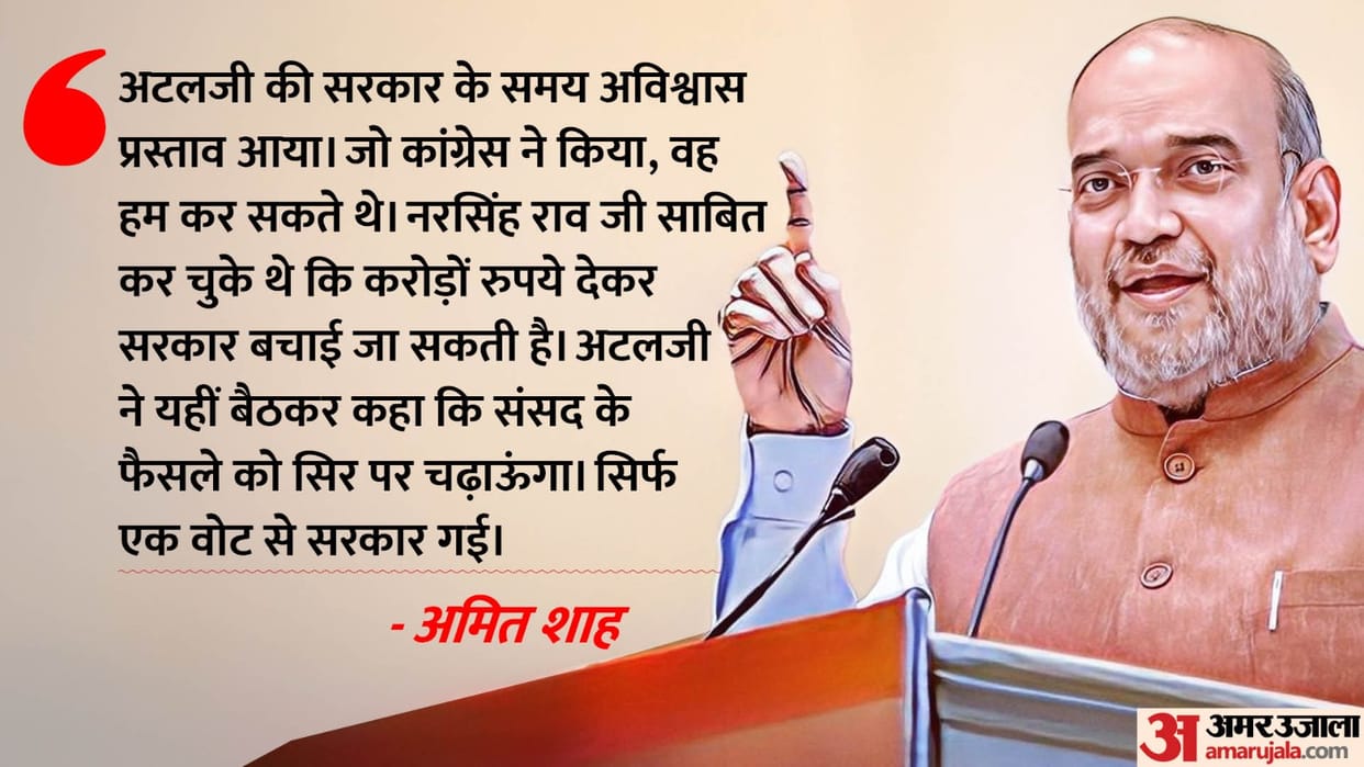 Amit Shah spoke on No Confidence Motion in the Parliament