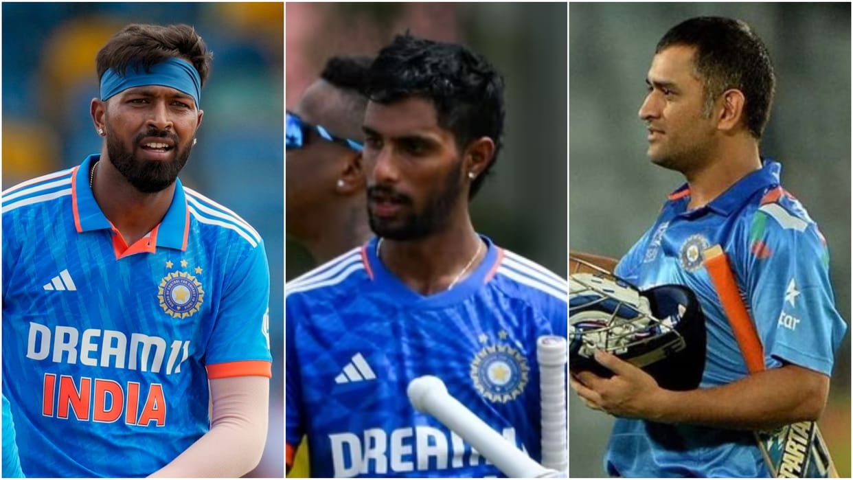 IND vs WI: Hardik Pandya trolled despite India's win in 3rd T20I for Tilak Varma fifty; Dhoni-Kohli remembered