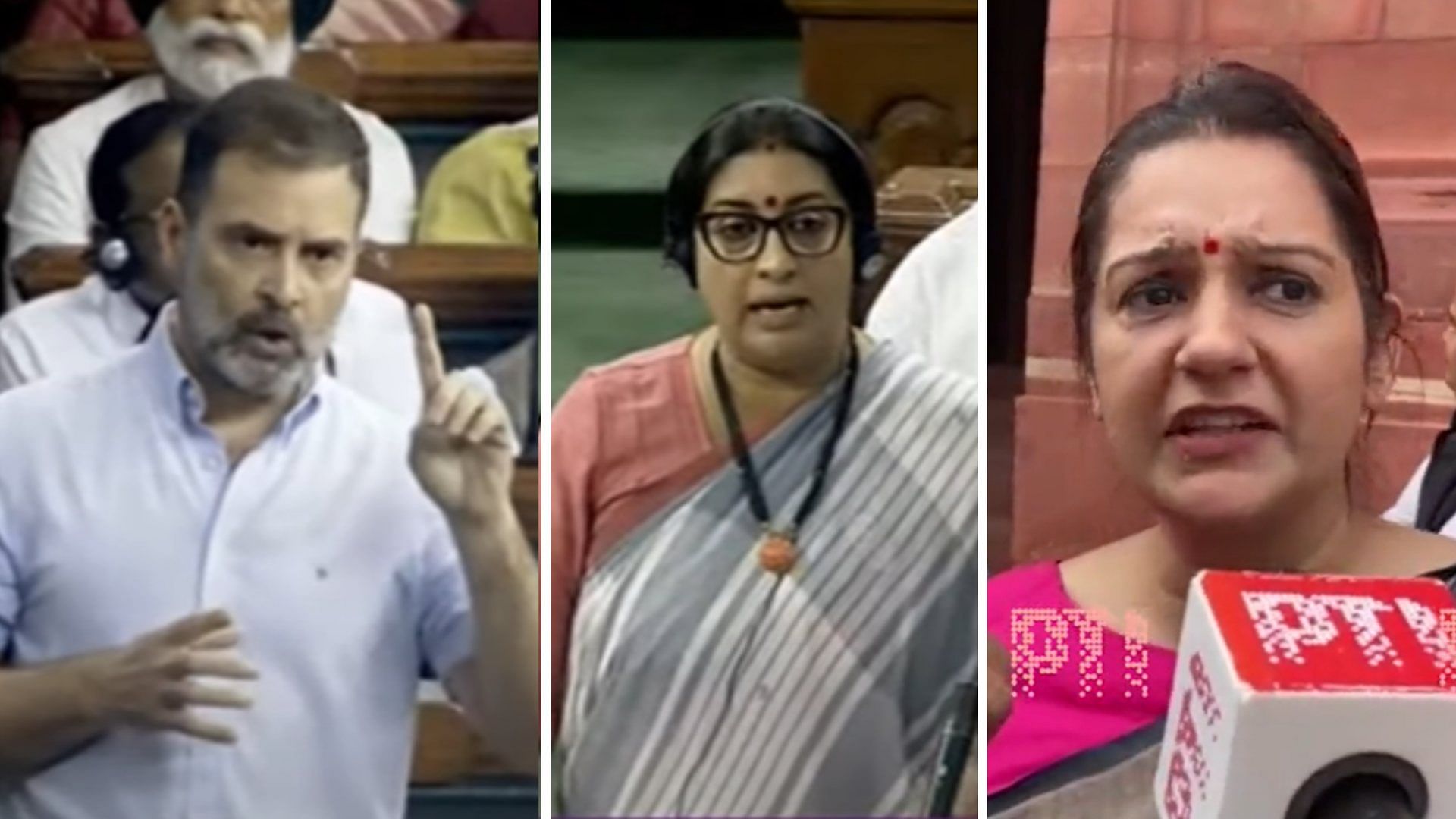 Woman Mps Of Bjp Seek Action Against Rahul For Blowing Flying Kiss ...