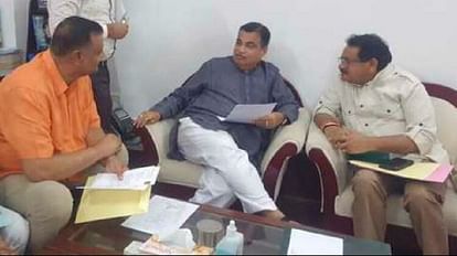 Elevated road should be made from Rambagh to Tedhi Bagiya demand was kept from Union Minister Gadkari