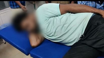 father-in-law beat son-in-law admitted to hospital in mainpuri up crime news