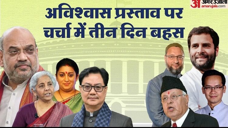 No-Confidence Motion: शाह-सीतारमण से राहुल-ओवैसी तक, अविश्वास प्रस्ताव पर हुई बहस में जानिए कौन पड़ा भारी