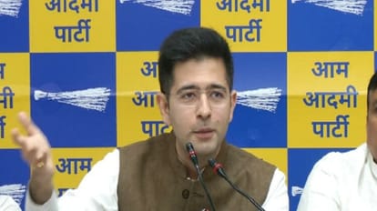 राघव चड्ढा पर संकट: बोले- मैं भाजपा नेताओं को चुनौती देता हूं, मेरे फर्जी हस्ताक्षर वाला कागज दिखाएं AAP MP Sanjay and raghav chadha Press Conference on bjp fake signature